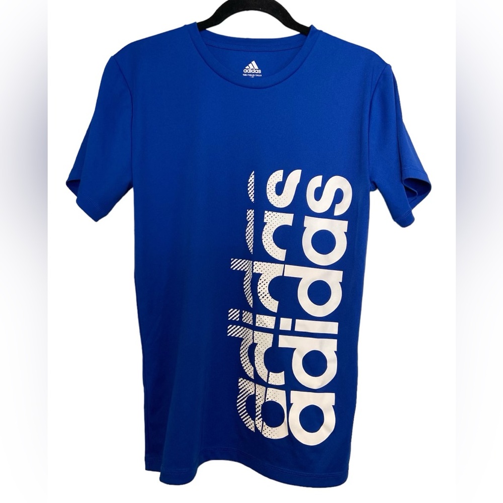 Adidas Blue Shirt Sleeve Shirt
